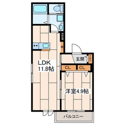 コンフェスト江の島の物件間取画像